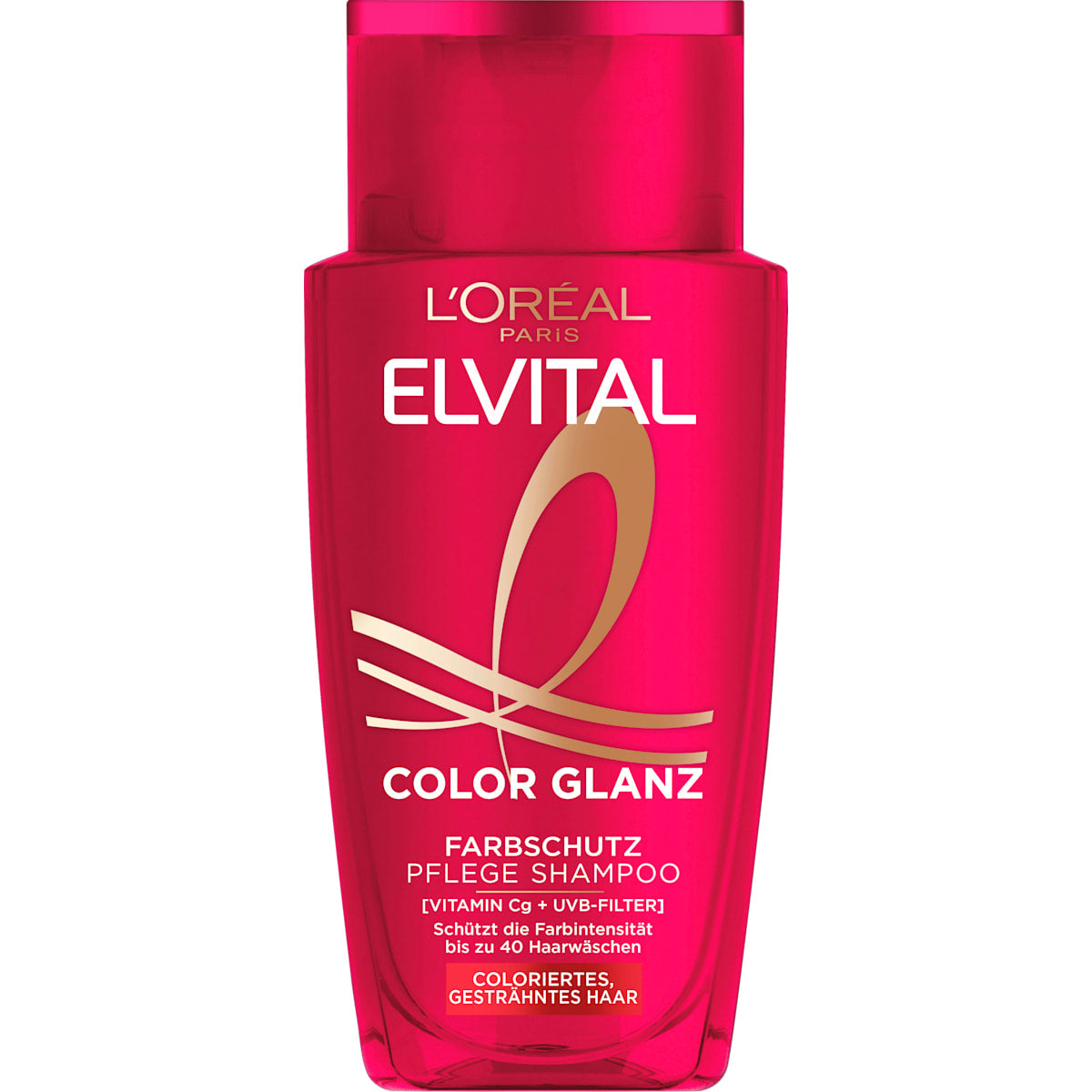 L'ORÉAL PARiS ELVITAL Shampoo Kleurglans Reisformaat, 90 ml