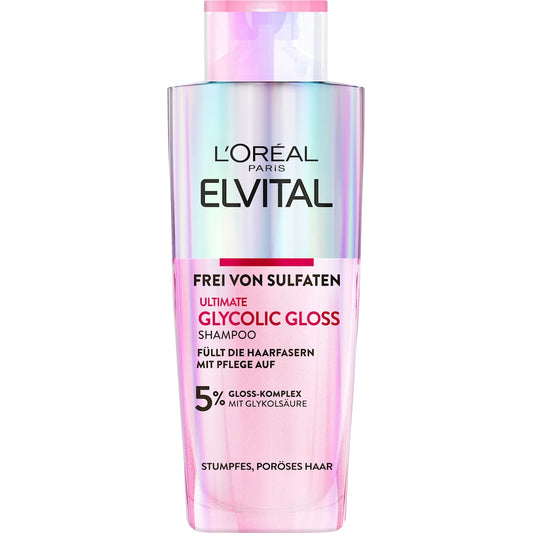 L'ORÉAL PARiS ELVITAL Shampoo Glycolic Gloss, 200 ml