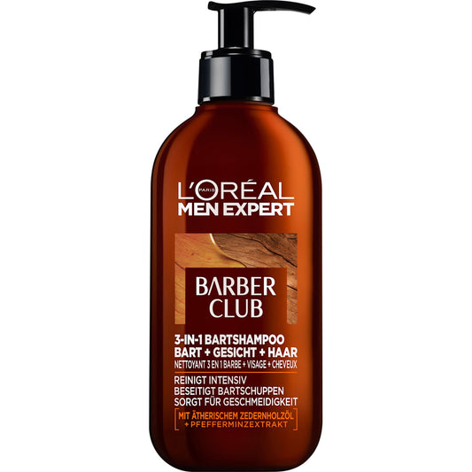 L'ORÉAL PARiS MEN EXPERT Bartshampoo Barber Club 3in1, 200 ml