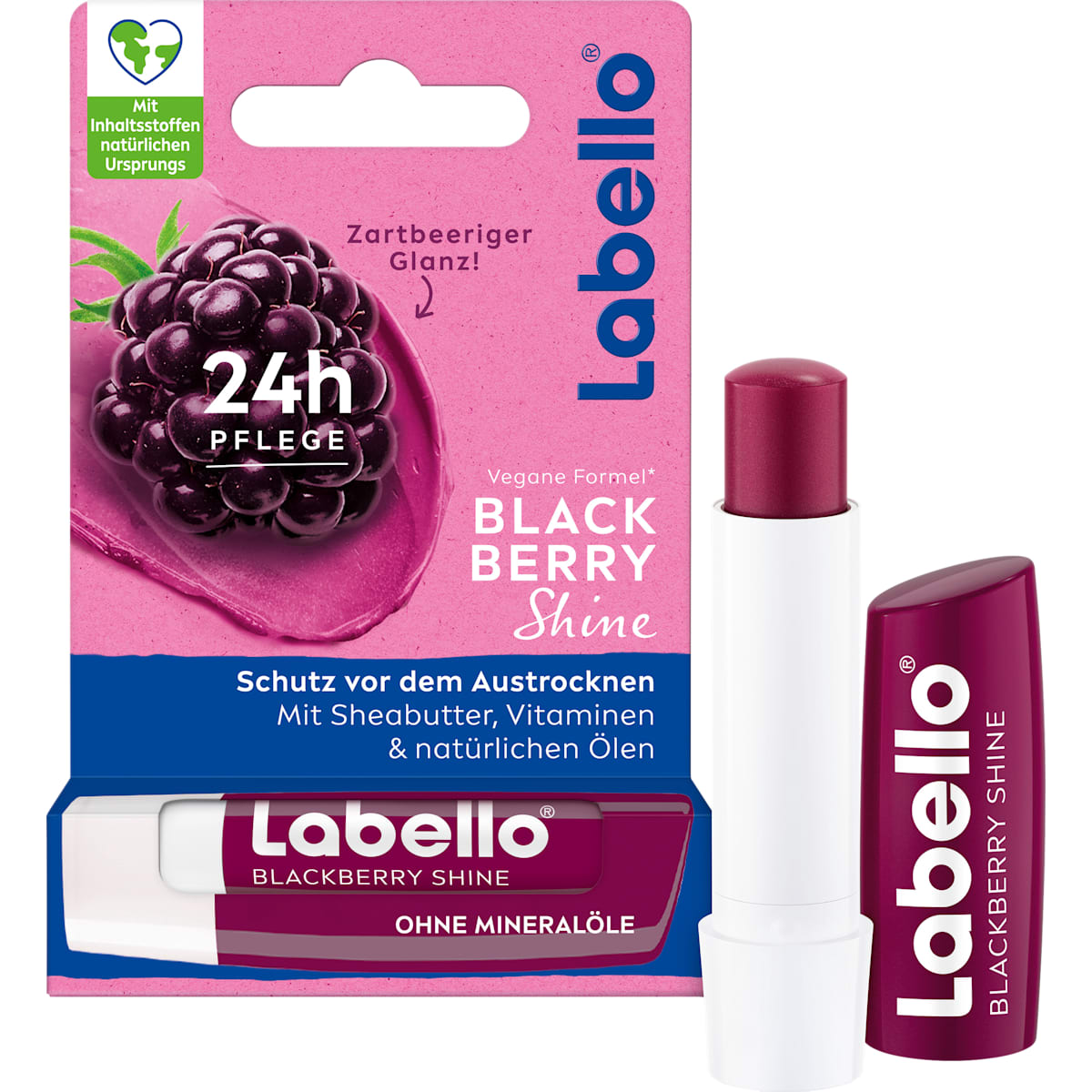 Labello Lippenverzorging Blackberry Shine, 4,8 g