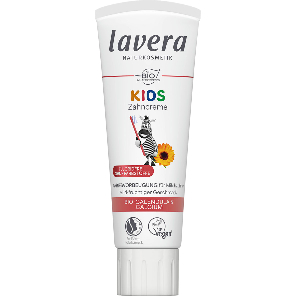 lavera Natuurcosmetica Tandpasta Kinder, 0-6 jaar, fluoridfrei, 75 ml