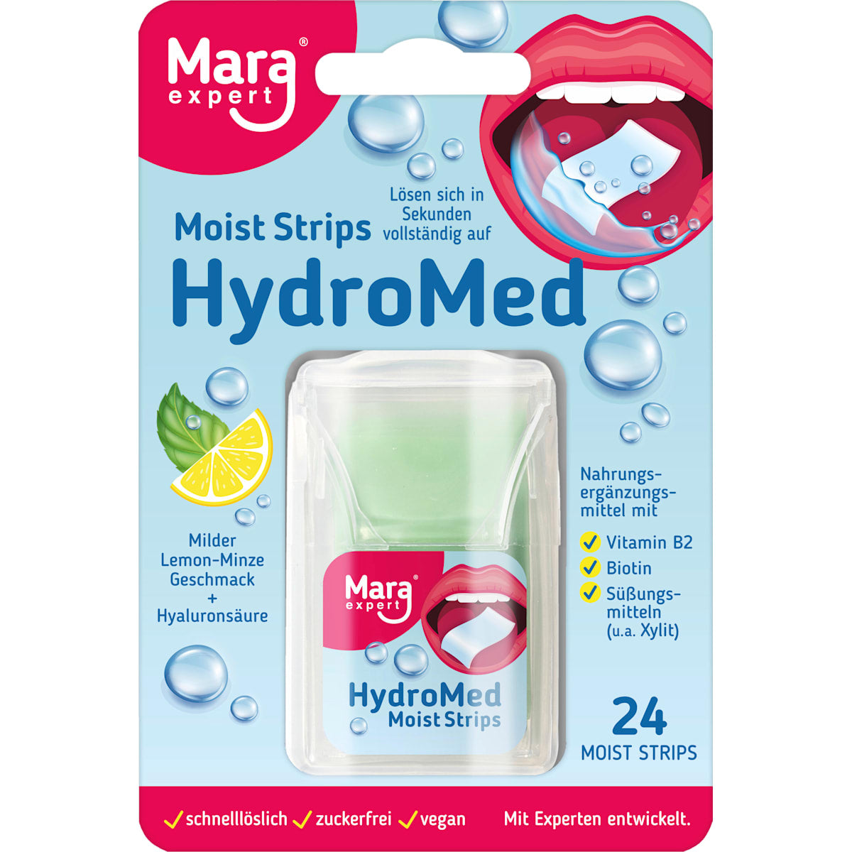 Mara HydroMed Moist Strips, 24 St