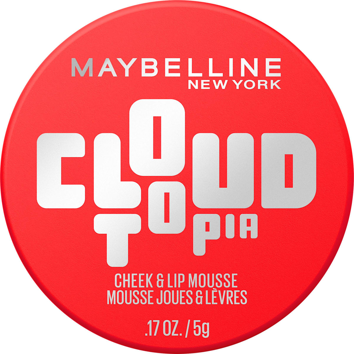 MAYBELLINE NEW YORK Blush Cloudtopia Wangen & Lippen Mousse 03 Divine Crimson, 5 g