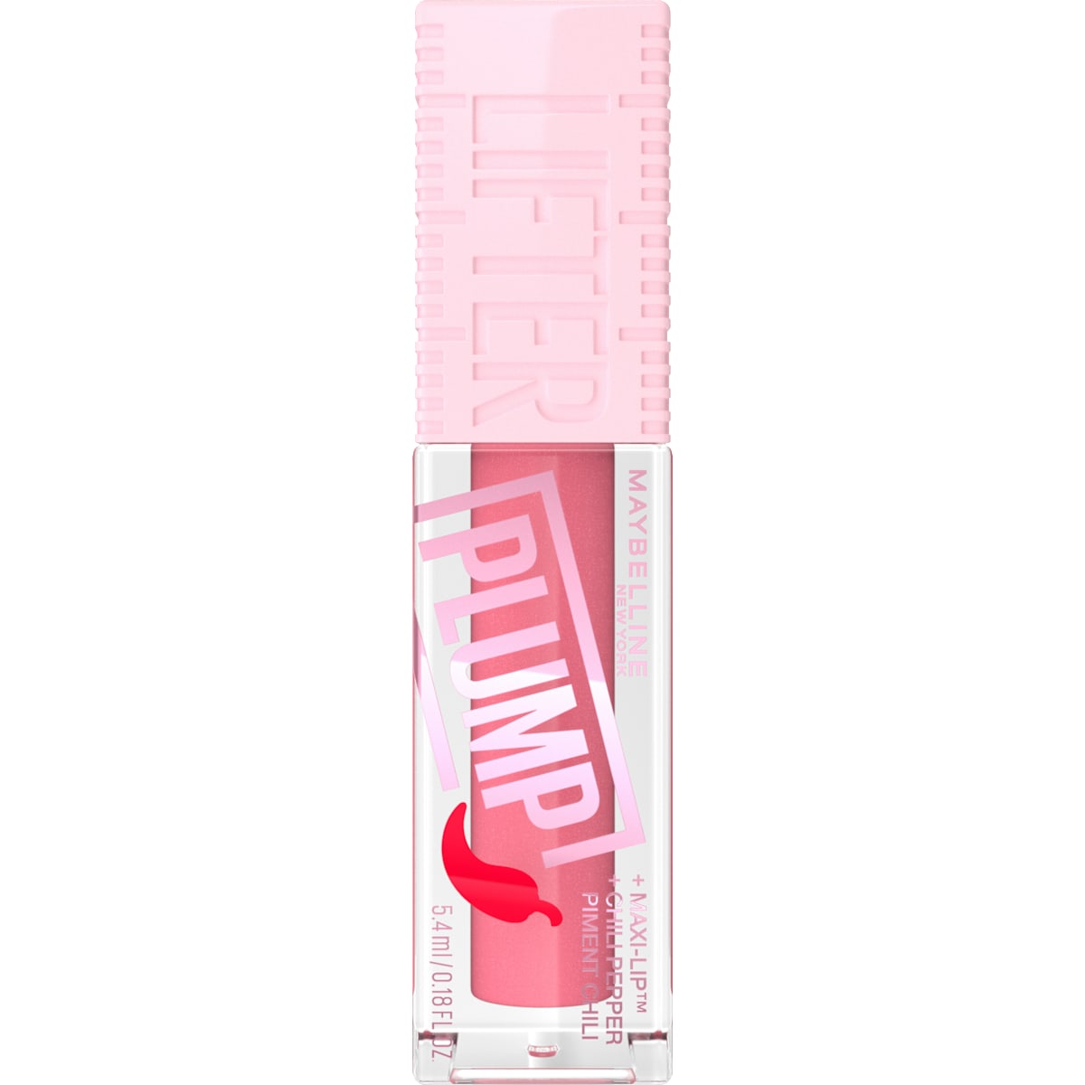 MAYBELLINE NEW YORK Lipgloss Lifter Plump 001 Blush Blaze, 5,4 ml