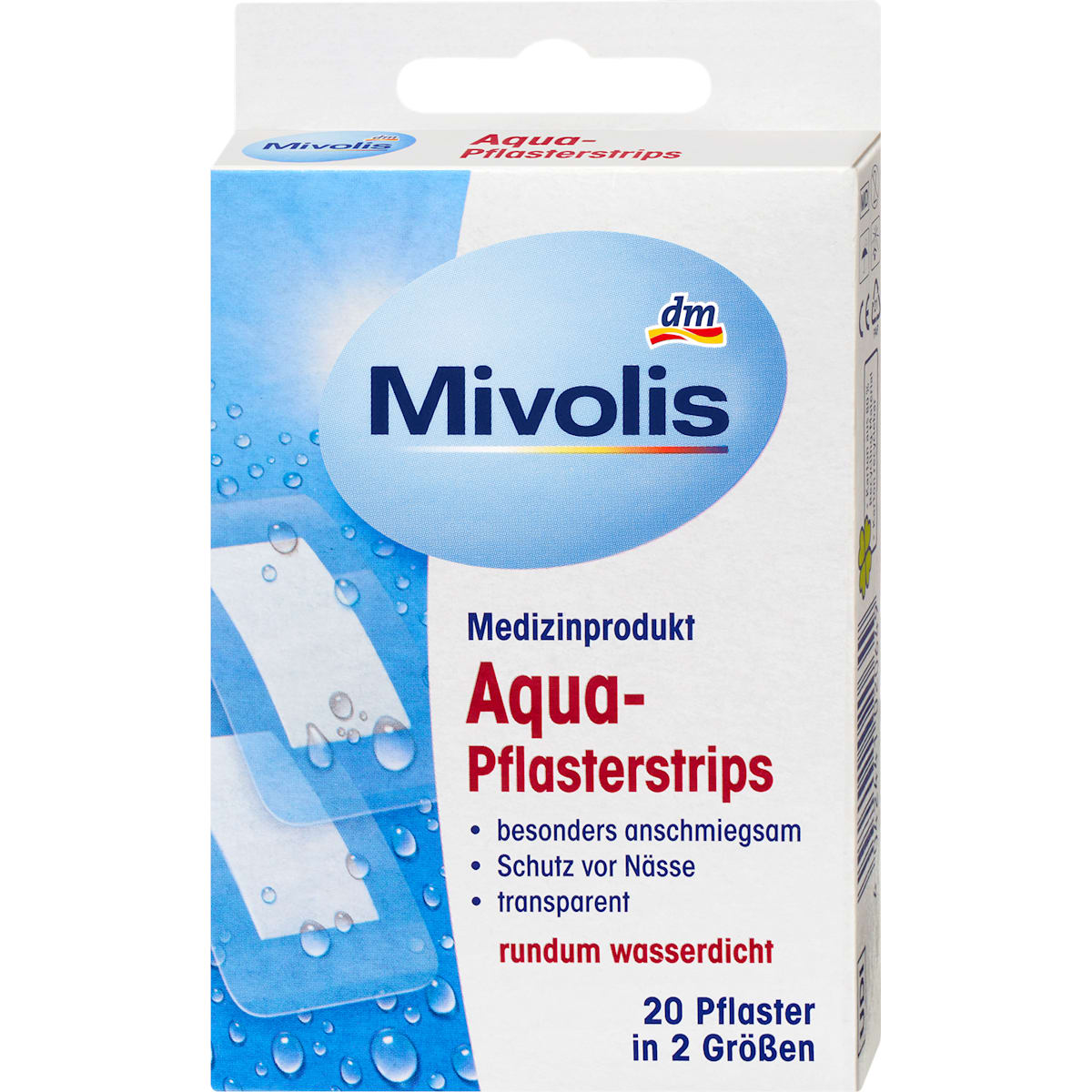 Mivolis Aqua-Pflasterstrips, 20 St