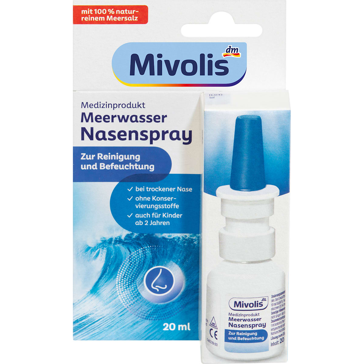 Mivolis Meerwasser Neusspray, 20 ml