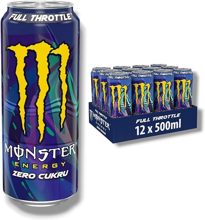 Monster Energy Full Throttle Zero Suiker Tray 12x0,5l