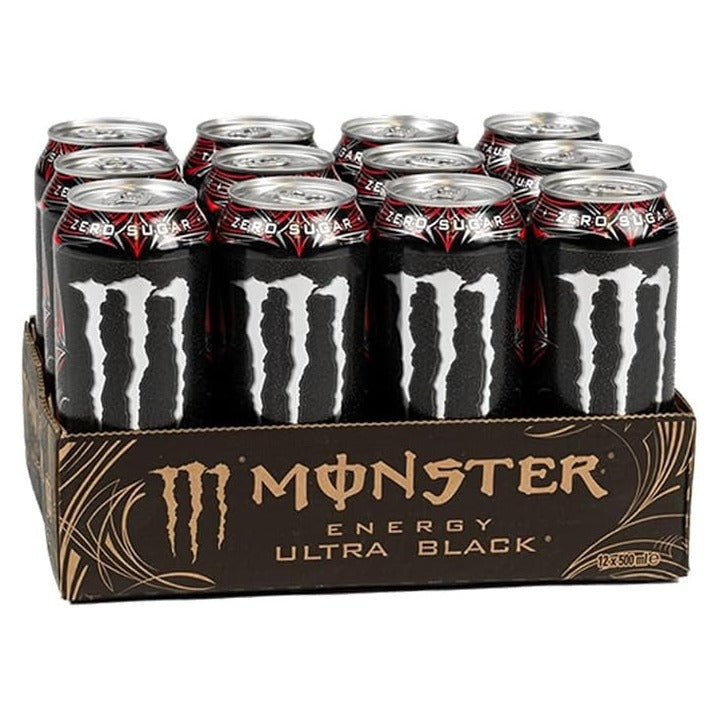 Monster Energy Ultra Black Tray 12x0,5l