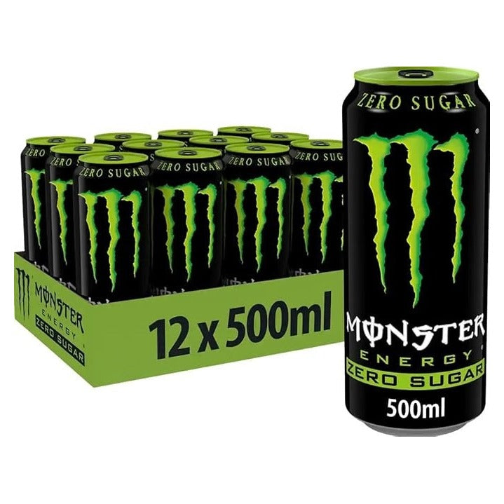 Monster Energy Zero Suiker Tray 12x0,5l