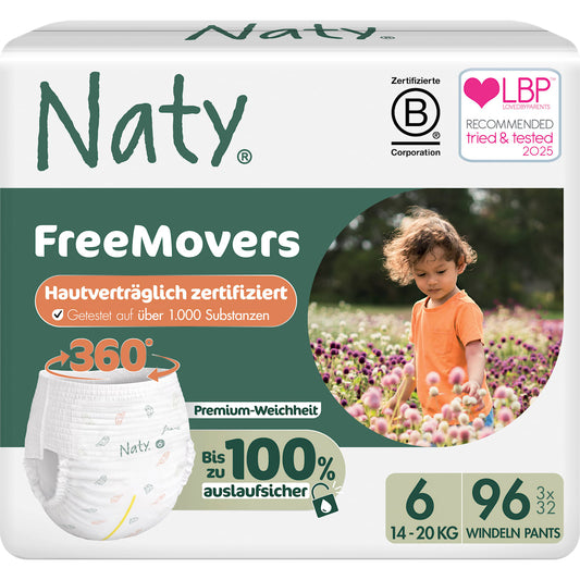 Naty Baby Pants Maat 6 (14-20 kg), 96 St