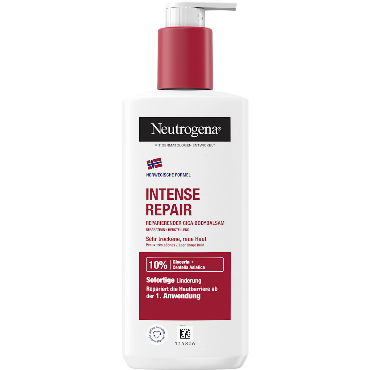 Neutrogena Bodybalsem Intense Repair, 250 ml