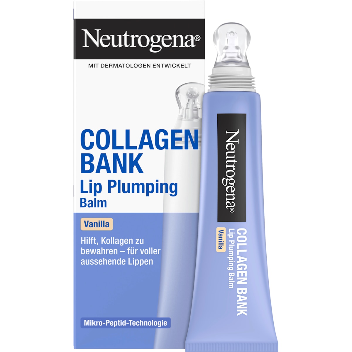 Neutrogena Lippenverzorging Collagen Bank Lip Plumping Balm Vanilla, 12 ml