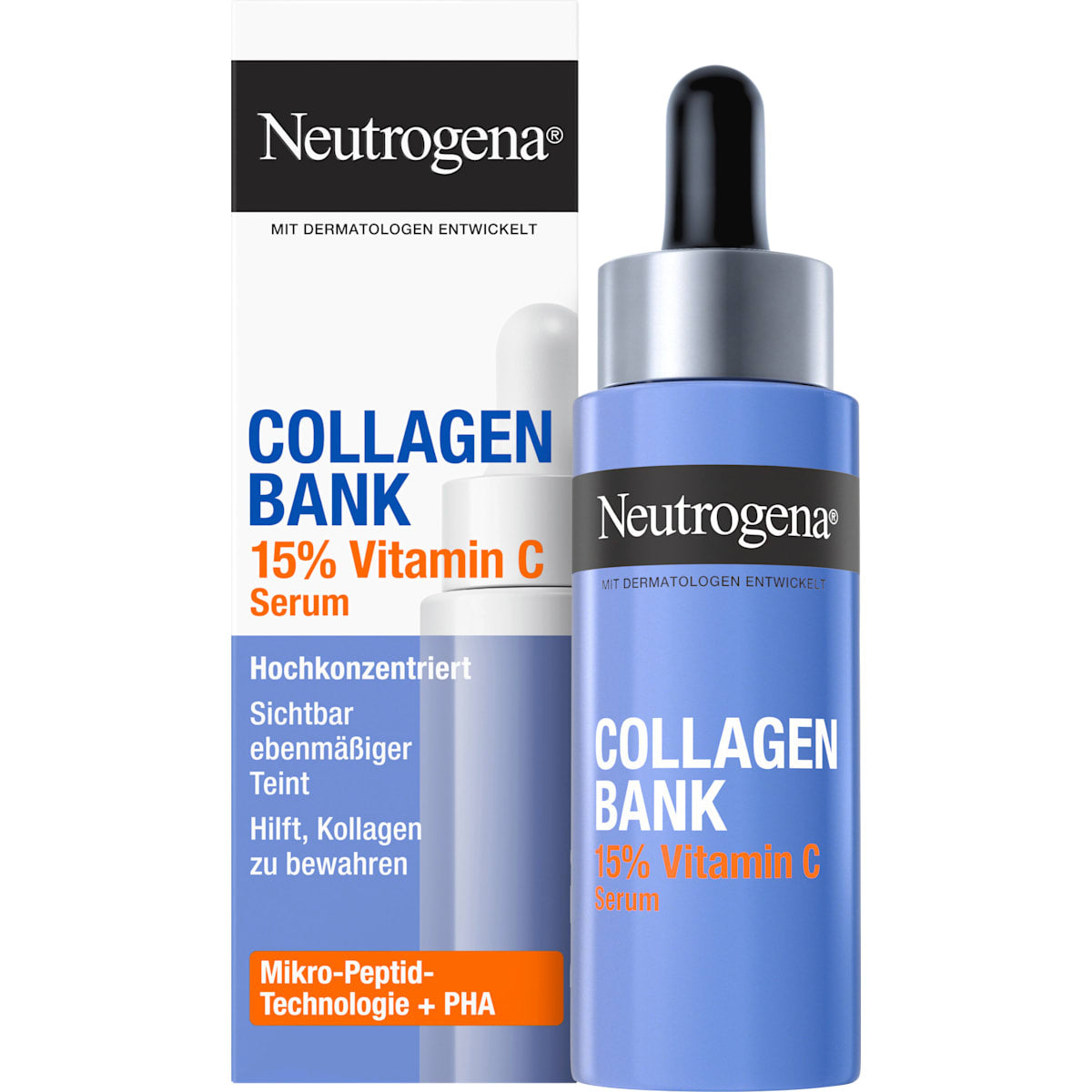 Neutrogena Serum Collagen Bank 15% Vitamin C, 15 ml