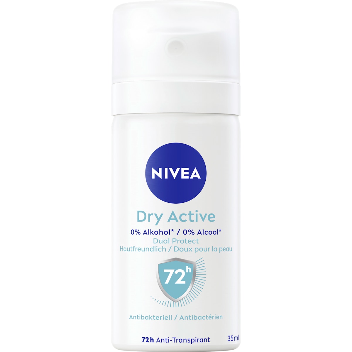 NIVEA Deospray Dry Active, Reisformaat, 35 ml