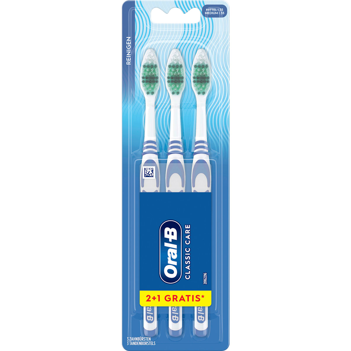 Oral-B Tandenborstel Classic Care mittel, 3 St