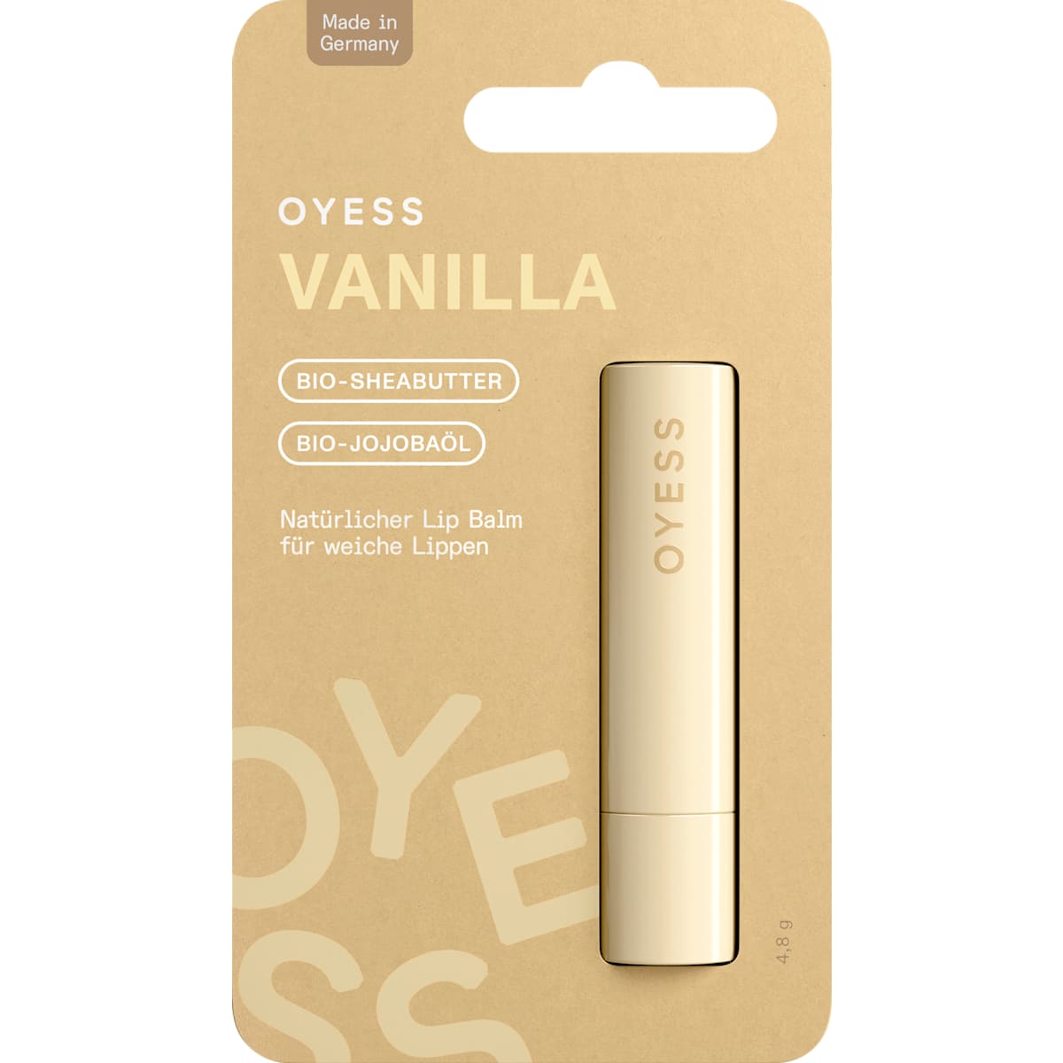 oyess Lippenverzorging Vanille, 4,8 g