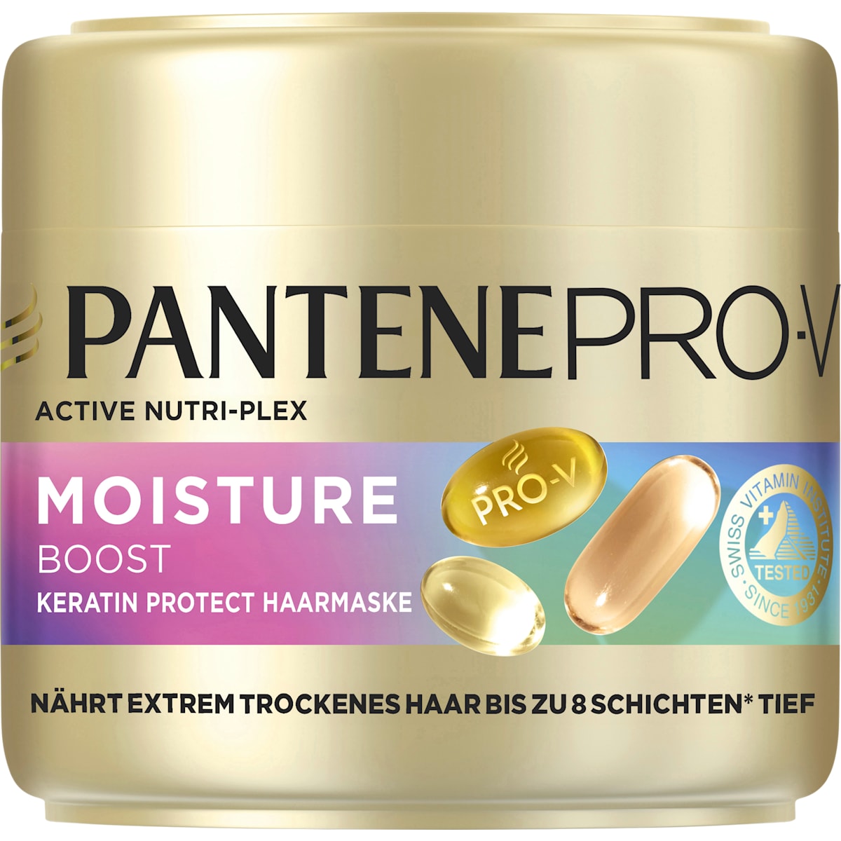 PANTENE PRO-V Haarmasker Moisture Boost Keratin Protect, 300 ml
