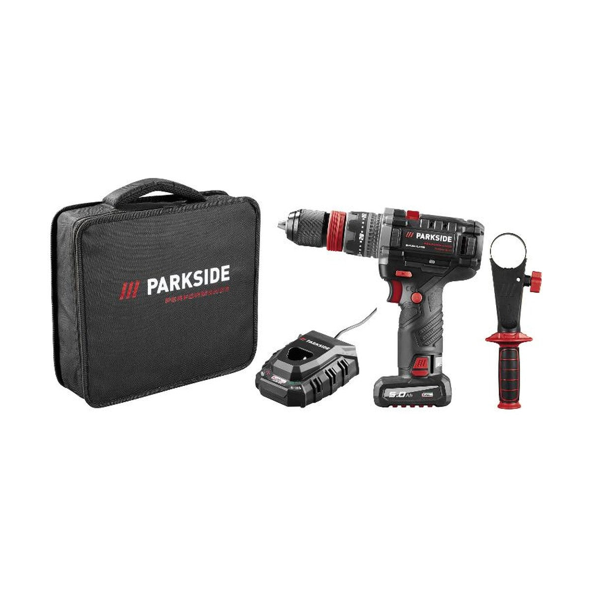 PARKSIDE PERFORMANCE® 12 V Accu-boorschroefmachine-Set »PPBSSA 12 A1«, met Accu en Lader