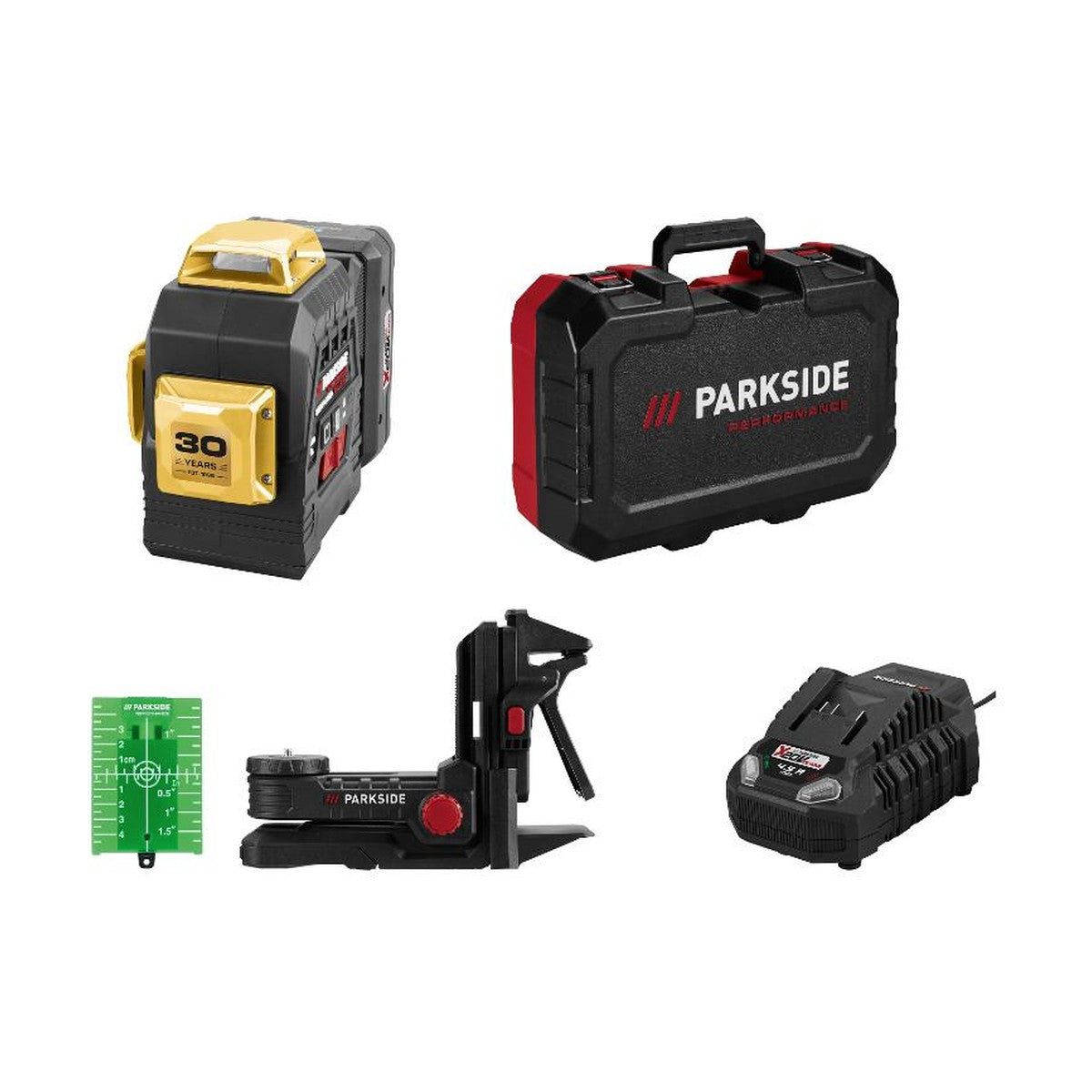 PARKSIDE PERFORMANCE® 20 V Accu-Kruislijnlaser Limited Edition »PKLLP 3360 A1« met Accu – met Lader