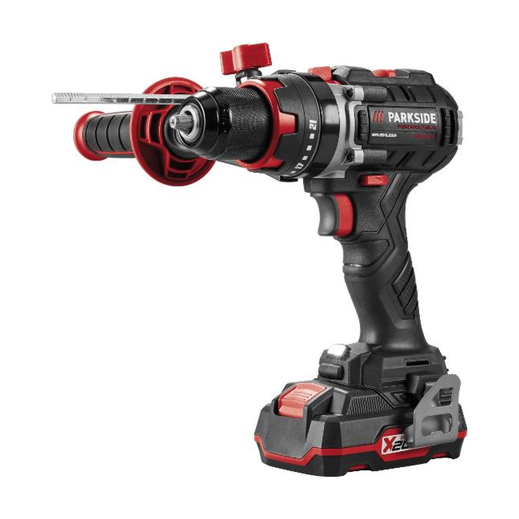PARKSIDE PERFORMANCE® 20 V Accu-klopboorschroefmachine-Set »PSBSAP 20-Li D4«, met Accu- en Lader