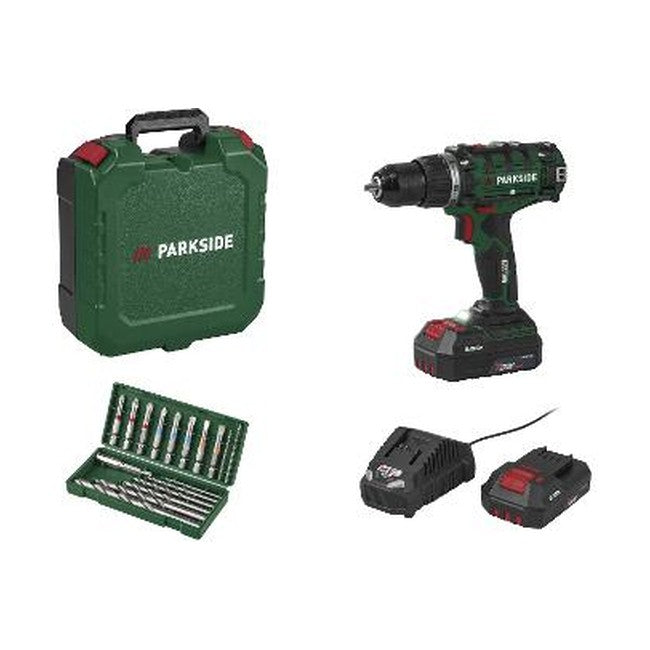 PARKSIDE® 20 V Accu-boorschroefmachine Starterset »PABS 20-Li I9 «, met Accu en Lader