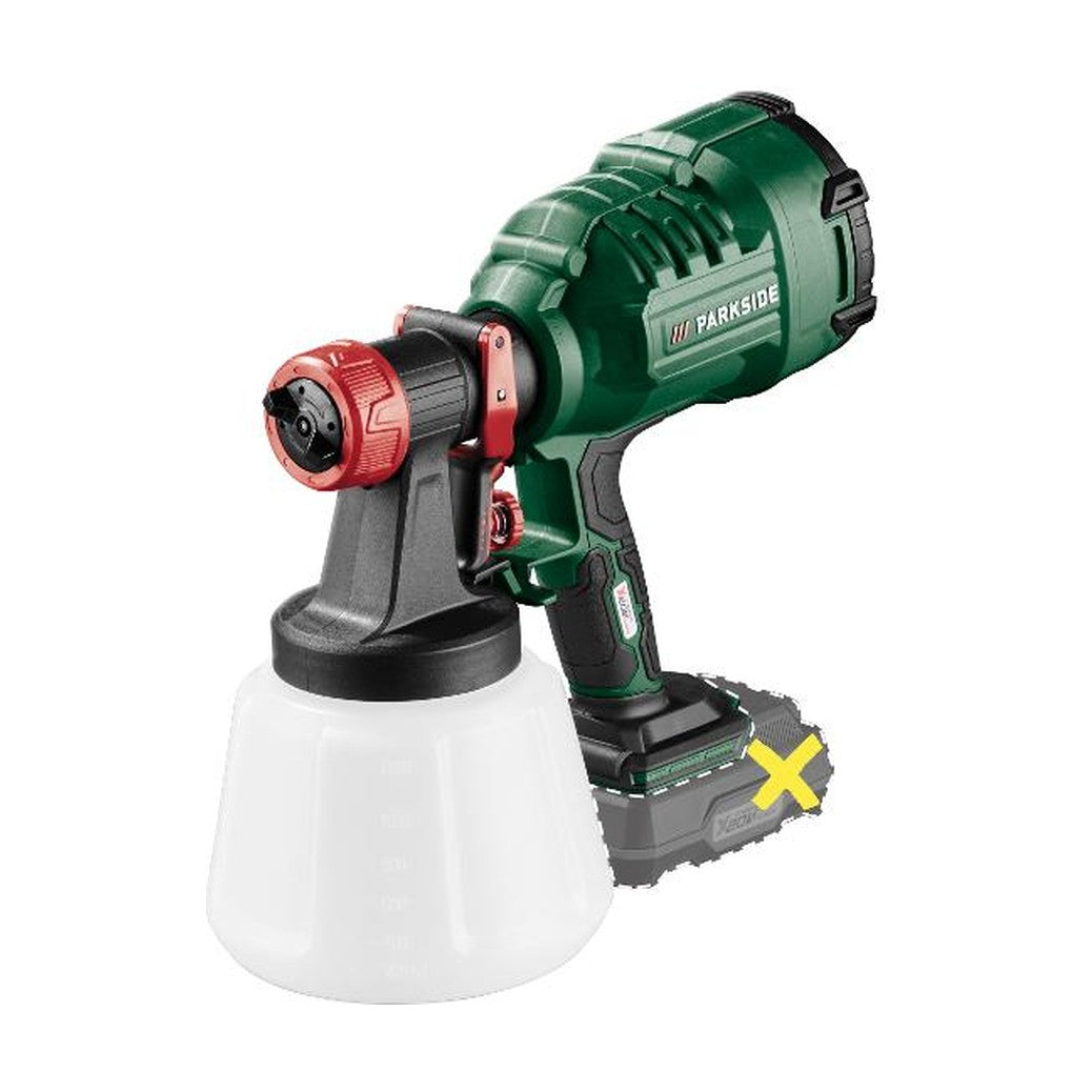 PARKSIDE® 20 V Accu-Verfspuitpistool »PFSA 20-Li B2«, zonder Accu – zonder Lader