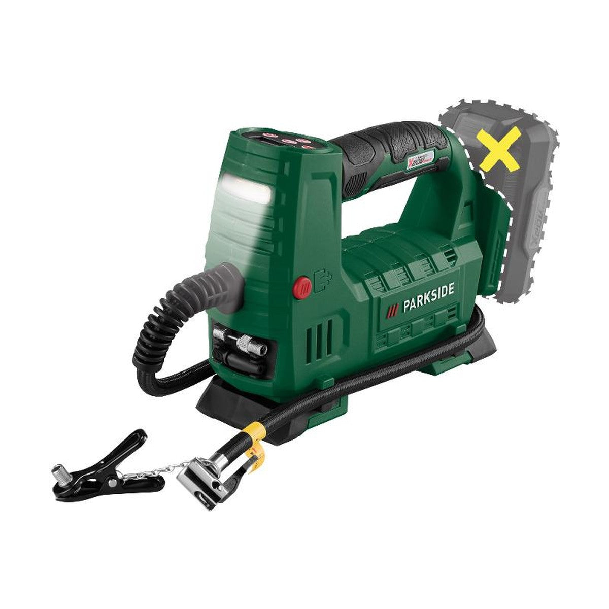 PARKSIDE® 20 V Accu-Compressor »PAKT 20-Li A1«, zonder Accu en Lader