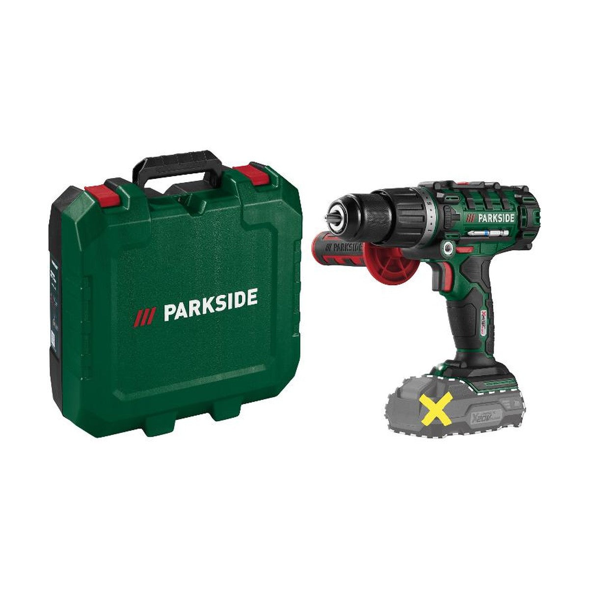 PARKSIDE® 20 V Accu-klopboorschroefmachine »PSBSA 20-Li E4«, zonder Accu en Lader