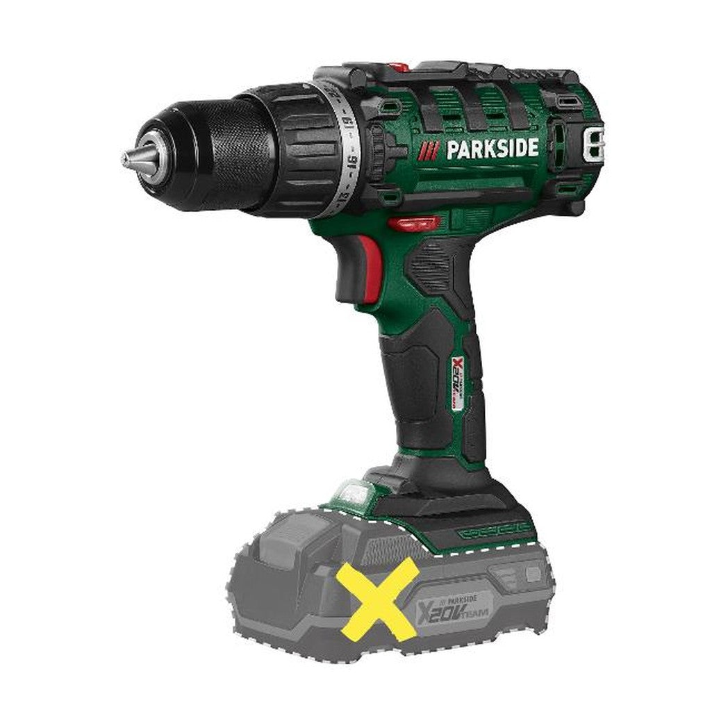 PARKSIDE® 20V Accu-boorschroefmachine »PABS 20-Li I9«, zonder Accu en Lader