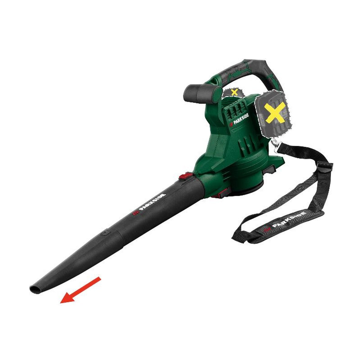 PARKSIDE® 40 V Accu-Bladzuiger/-blazer »PLSA D3«, zonder Accu's – zonder Lader