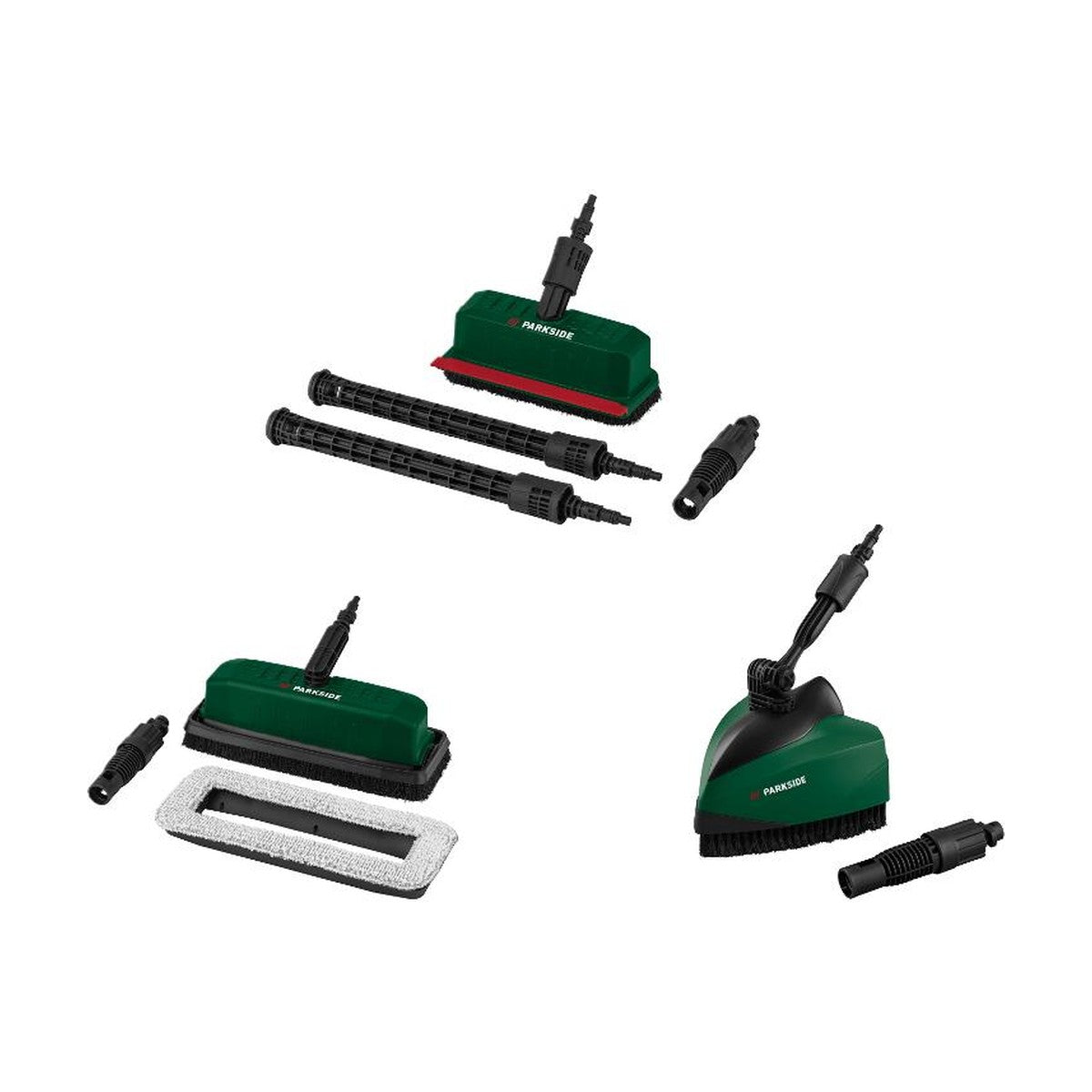 PARKSIDE® Hogedrukreiniger Opzetstukken Vlakreiniger/ Gevels u. Glas/ Driehoekborstel