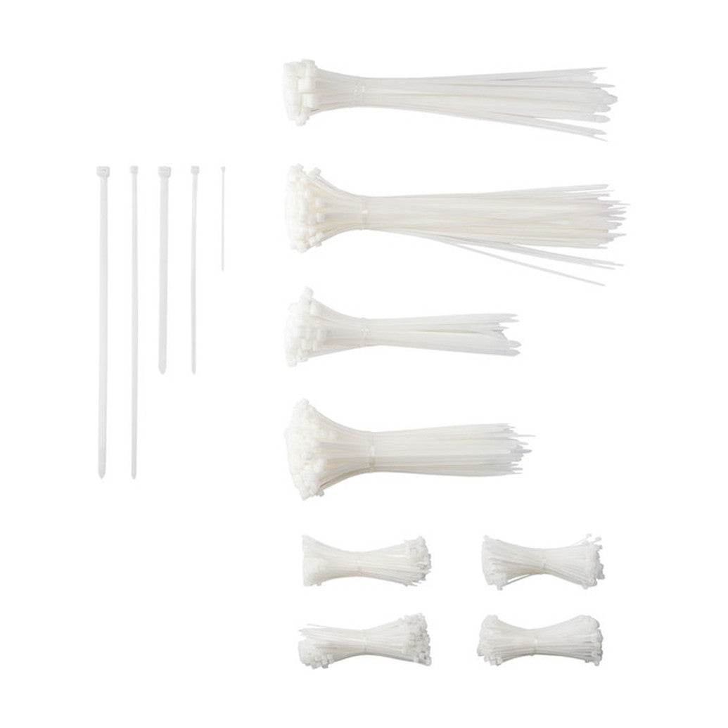 PARKSIDE® Kabelbinderset XXL, 1000-delig (wit)