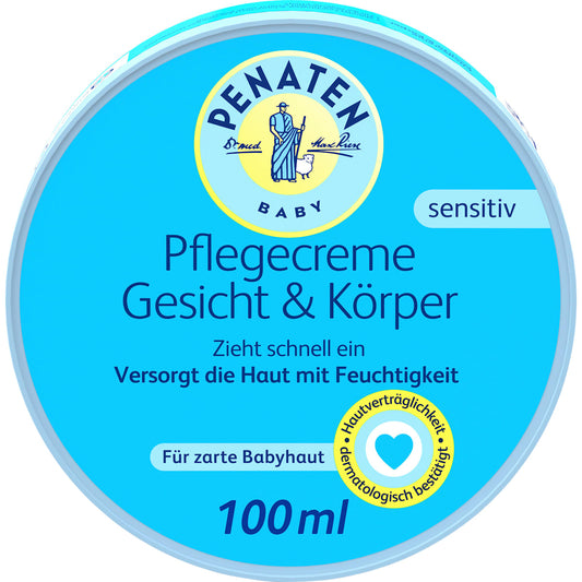 Penaten Baby Verzorgingscrème Gesicht & Lichaam, 100 ml