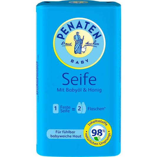 Penaten Stuk zeep met Babyolie & Honing, 90 g