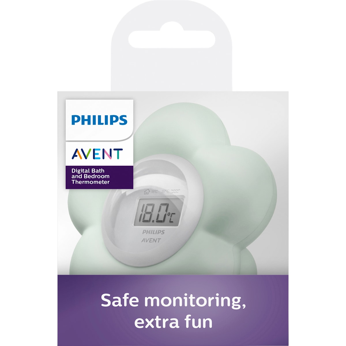 PHILIPS AVENT Baby Raum- en Badethermometer digital, 1 St