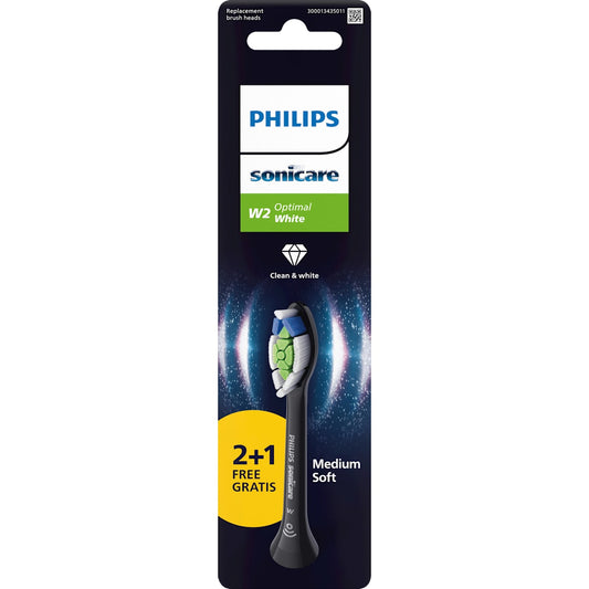 Philips Sonicare Aufsteckbürsten W2 OptimalWhite schwarz, 3 St