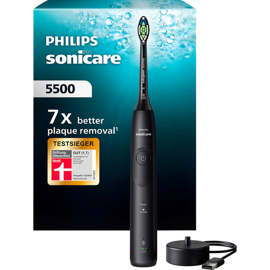 Philips Sonicare Schallzahnbürste 5500 schwarz, 1 St