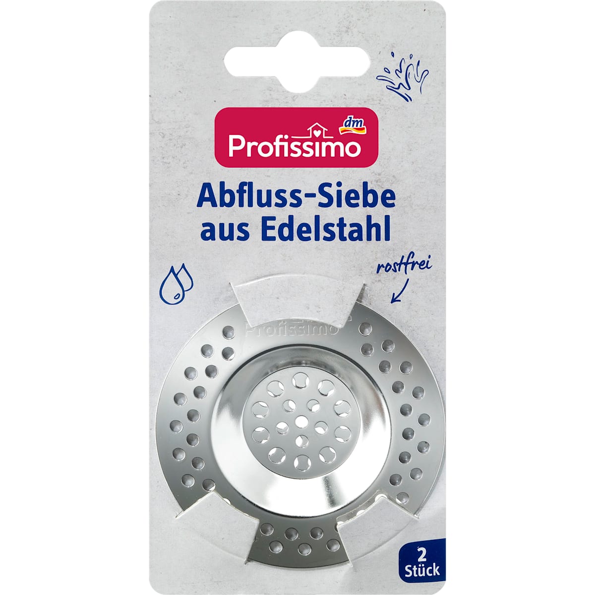 Profissimo Abflusssiebe, 2 St