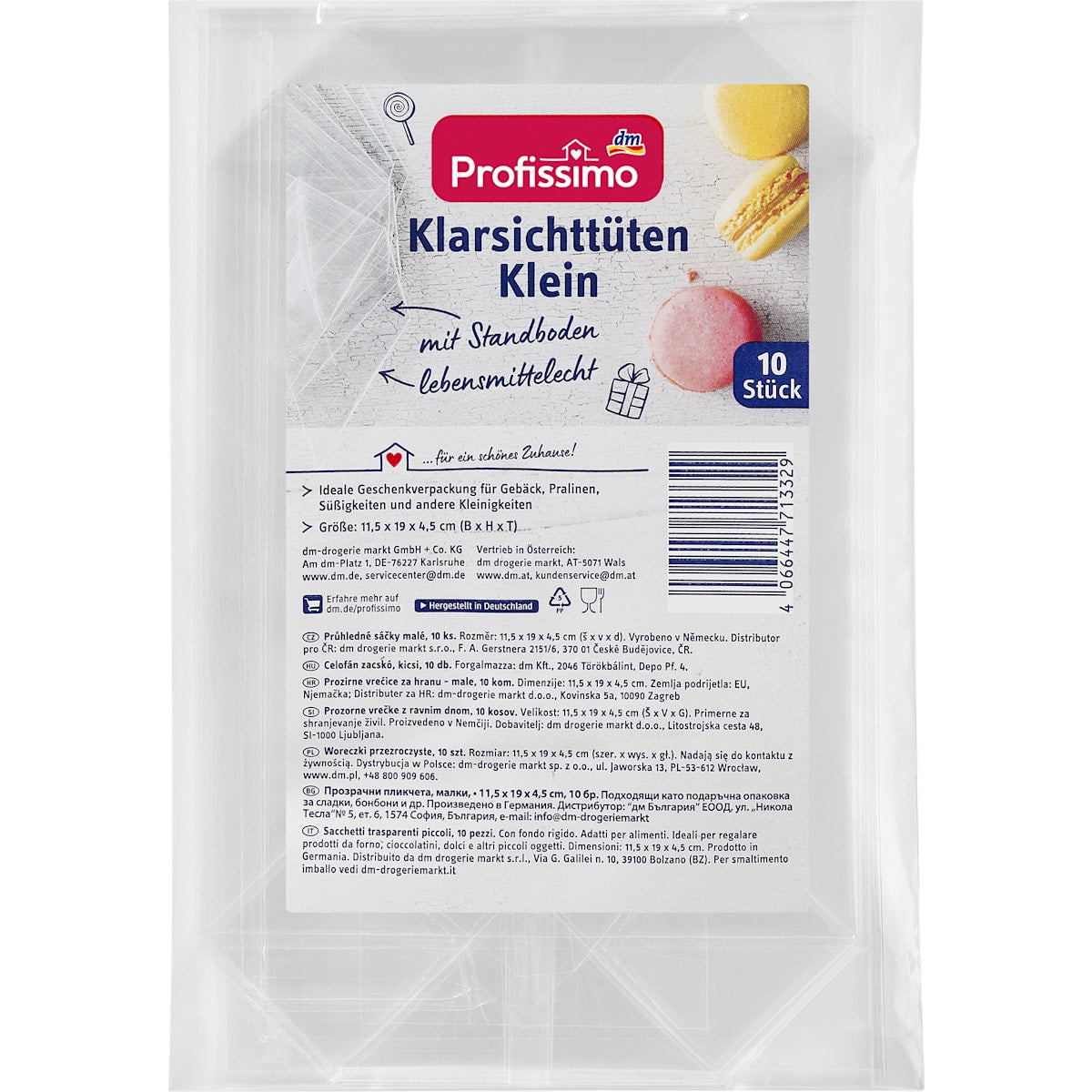 Profissimo Klarsichttüten klein, 10 St