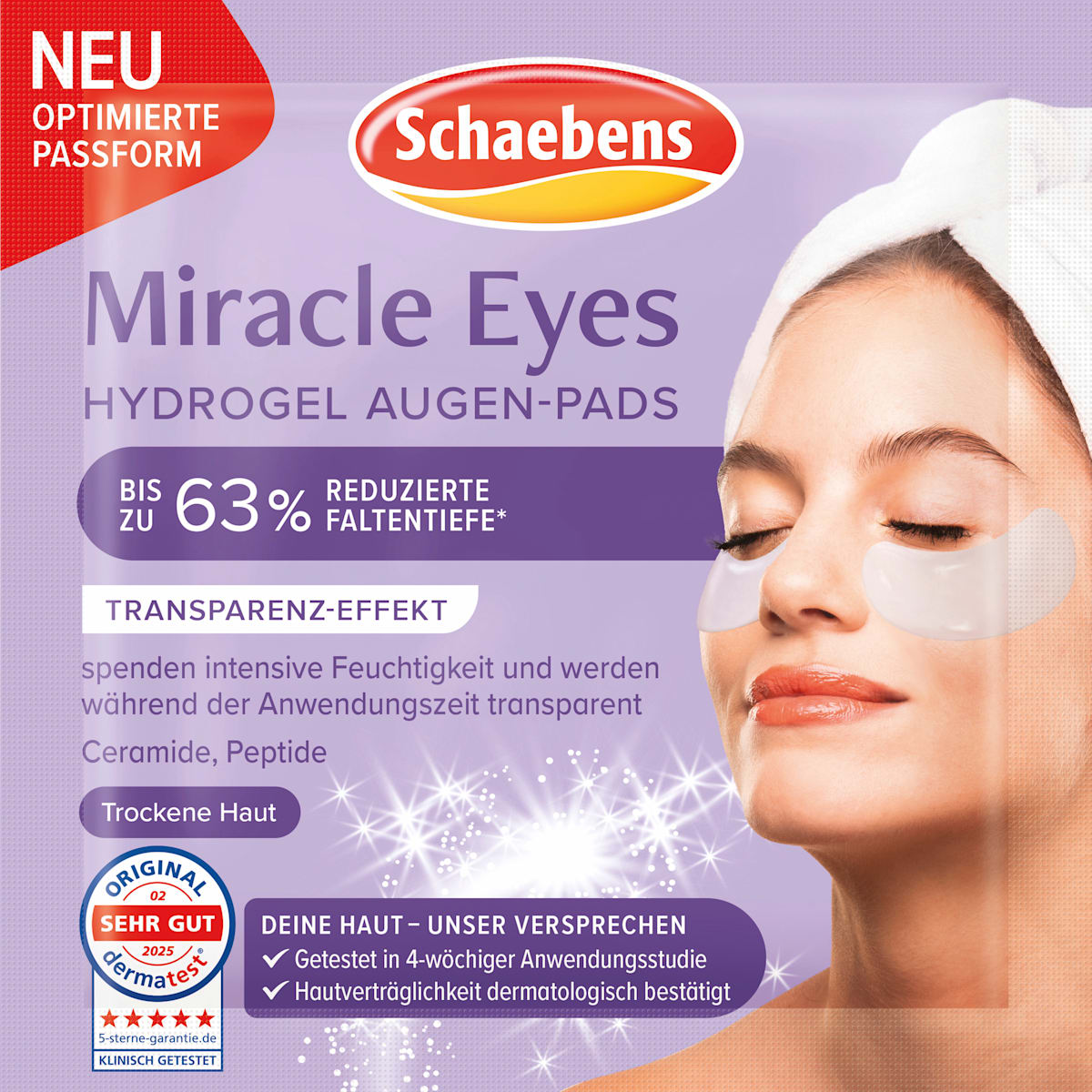 Schaebens Oogpads Hydrogel Miracle Eyes (1 Paar), 2 St