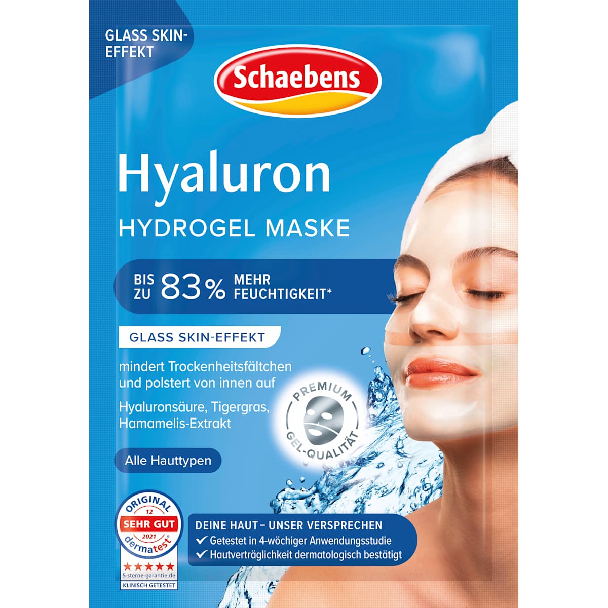 Schaebens Gezichtsmasker Hyaluron Hydrogel, 1 St