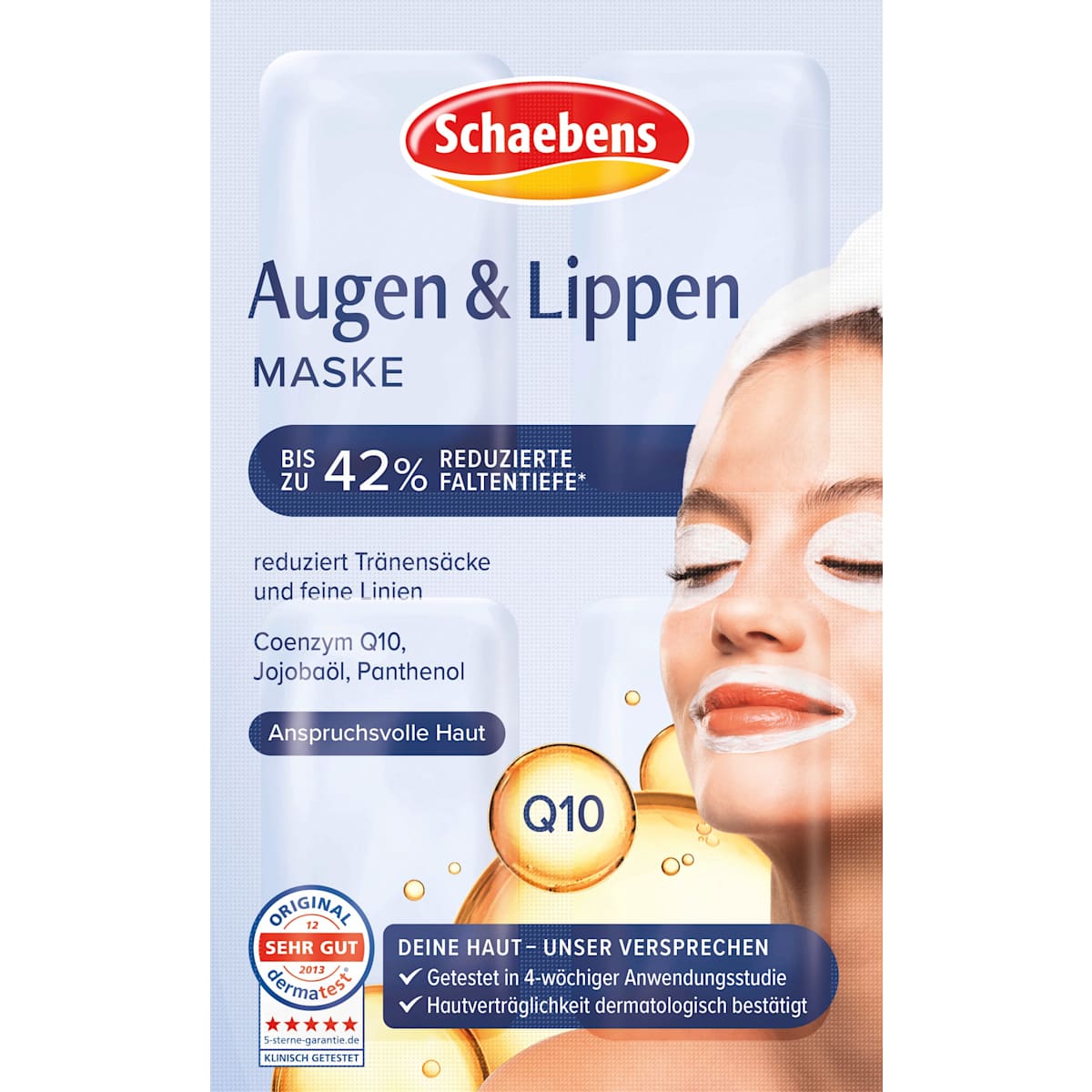 Schaebens Maske Ogen & Lippen (4x1,5 ml), 6 ml