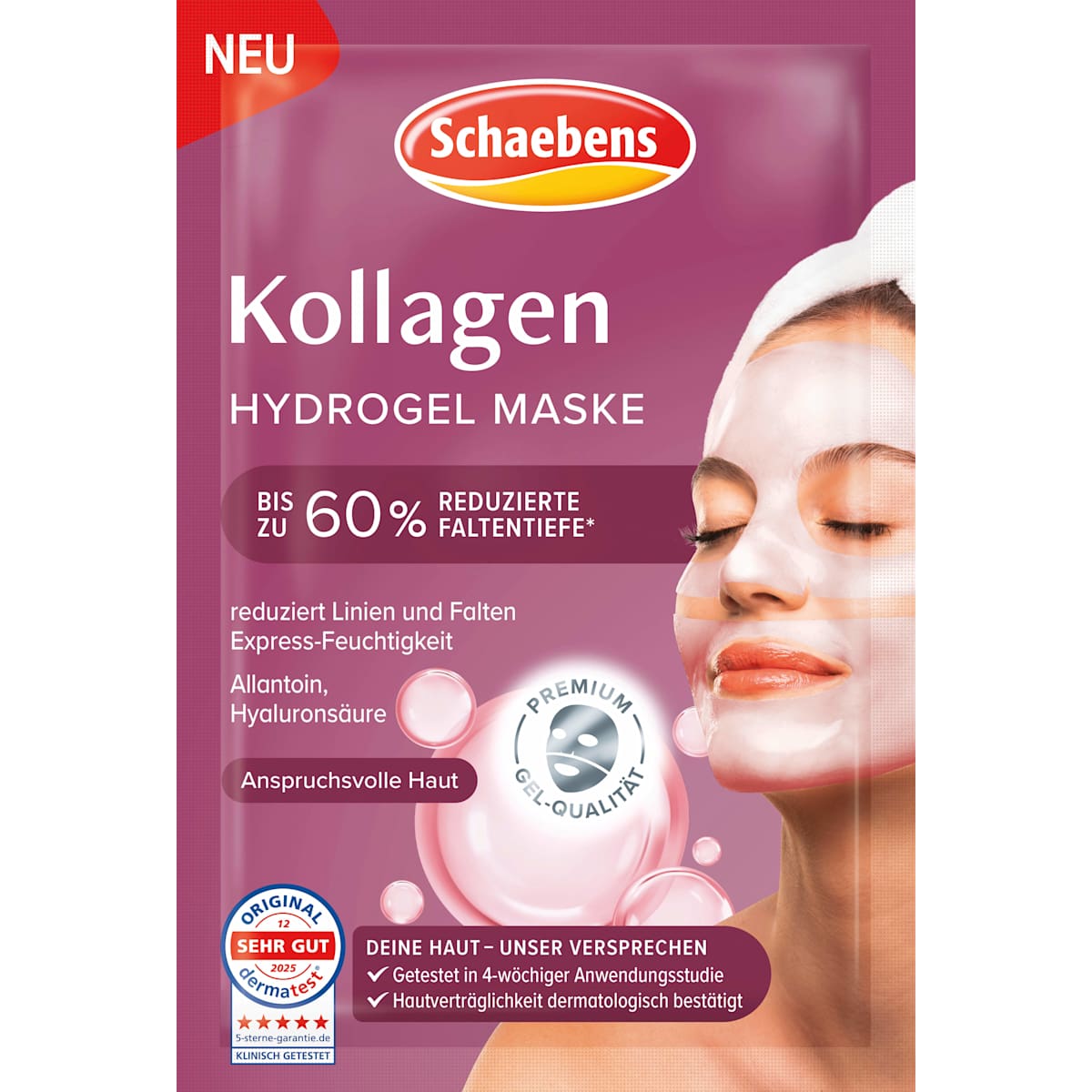 Schaebens Sheetmasker Kollagen Hydrogel, 1 St