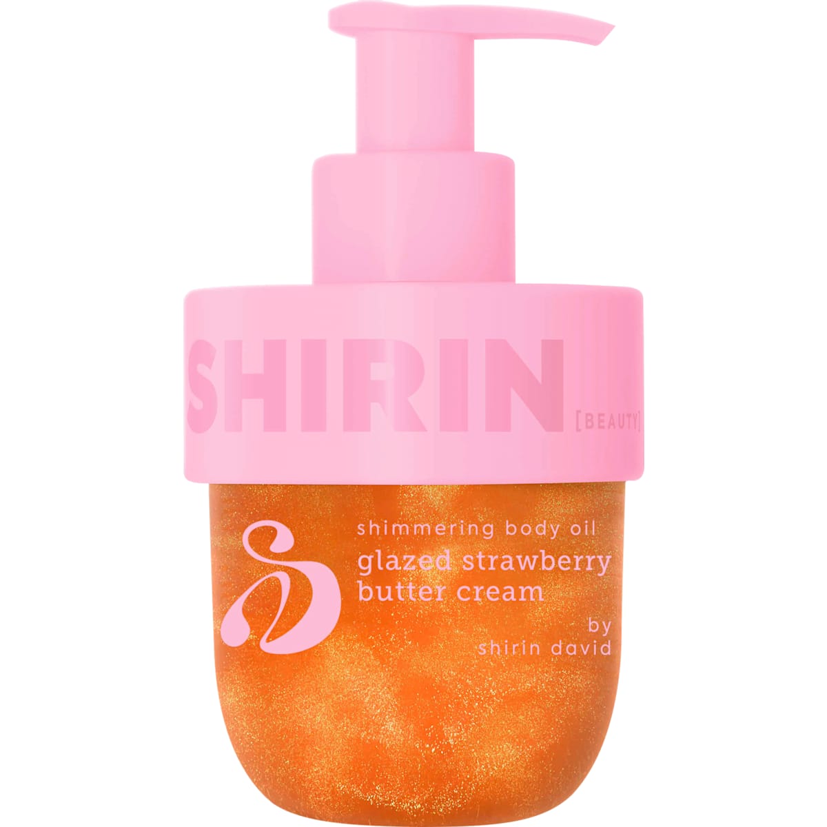 SHIRIN BEAUTY Lichaamsolie Shimmering Body Oil Strawberry, 150 ml