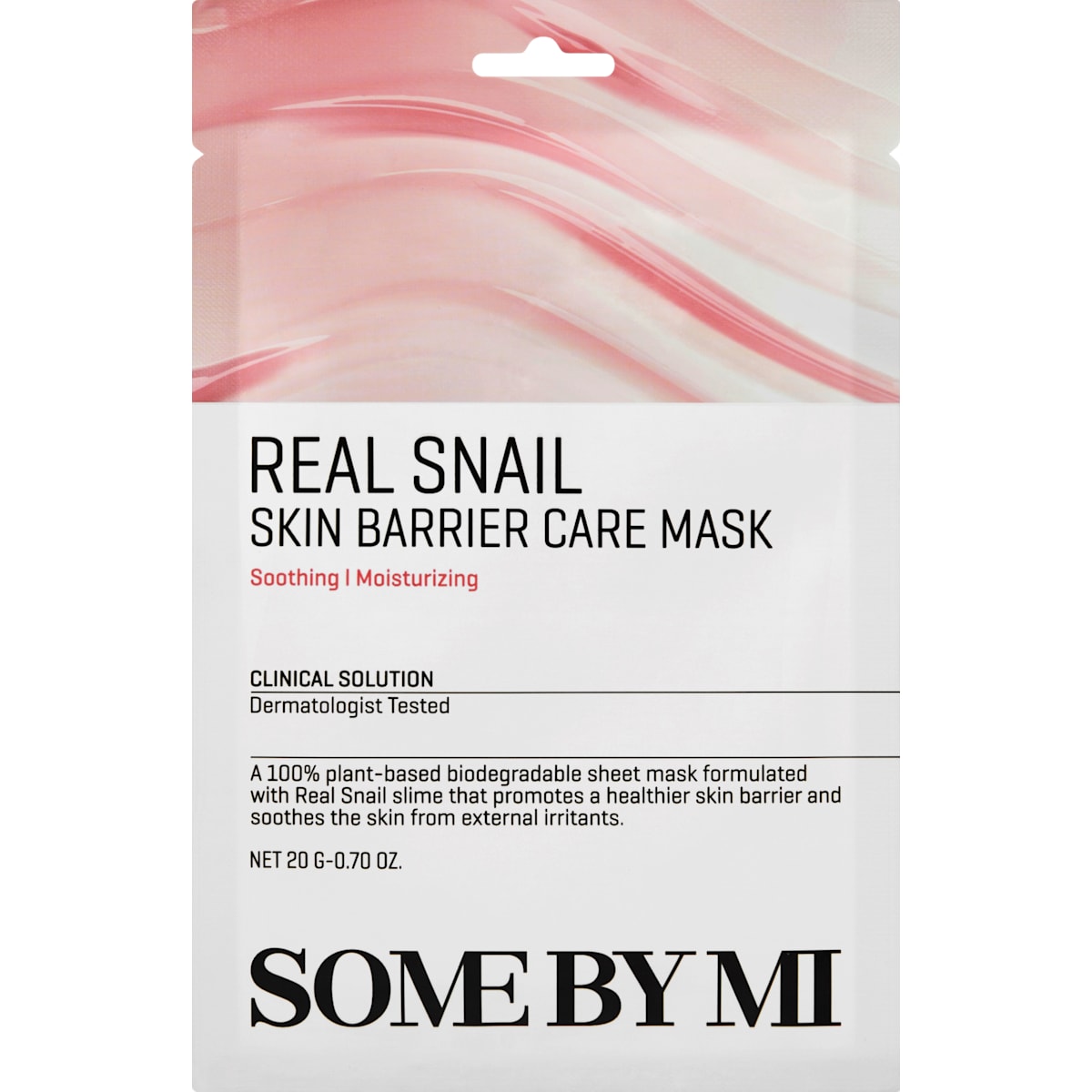 SOME BY MI Sheetmasker Real Snail Skin Barrier Care, 20 g