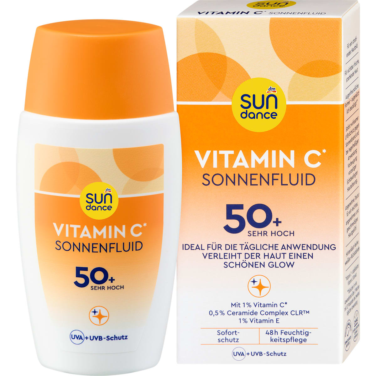 SUNDANCE Zonnefluïde Gezicht met Vitamin C, SPF 50+, 50 ml