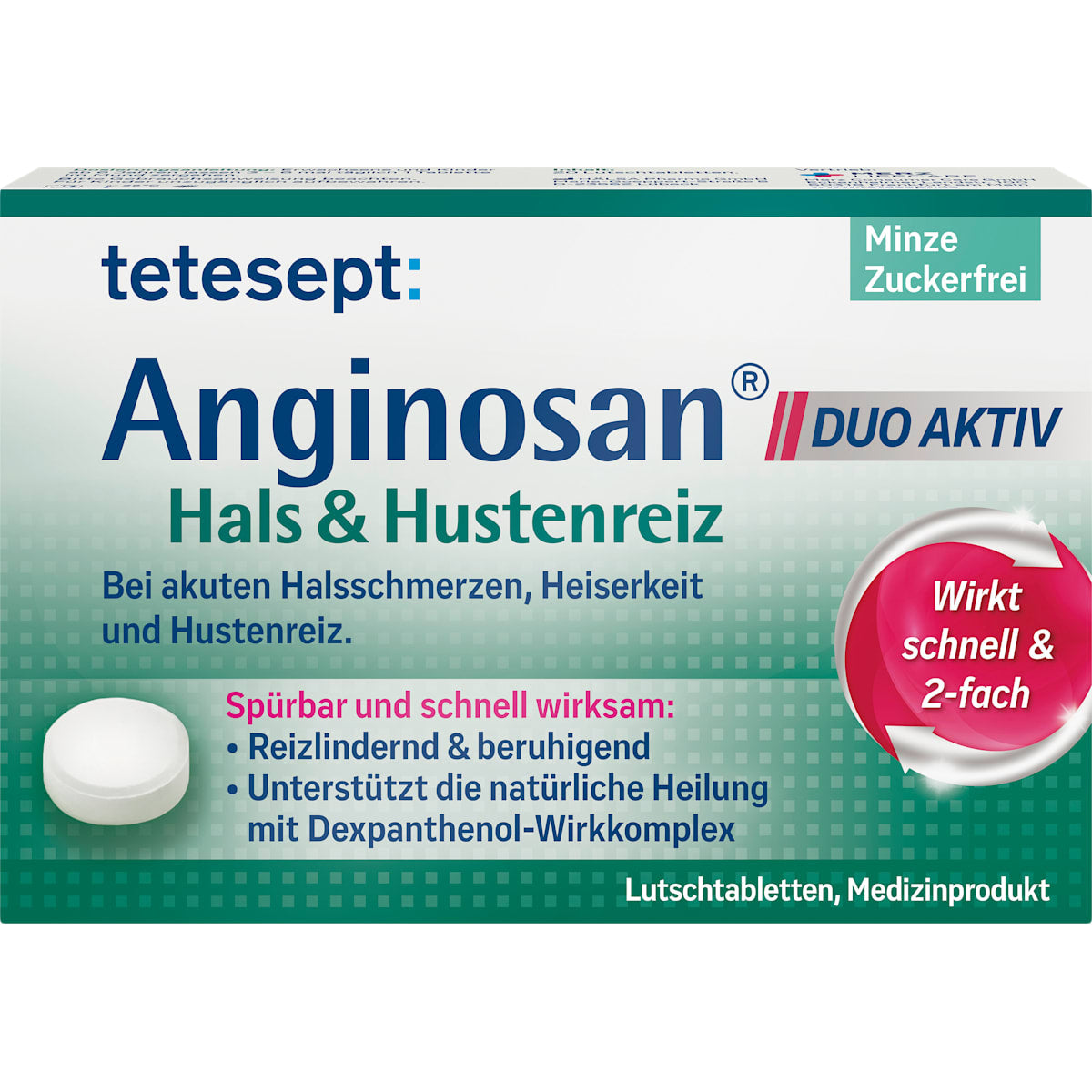 tetesept Anginosan Hals & Hustenreiz Zuigtabletten, 20 St