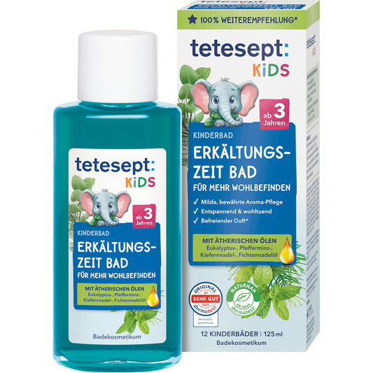 tetesept: KIDS Kinder Badmiddel Verkoudheidsperiode Bad, 125 ml