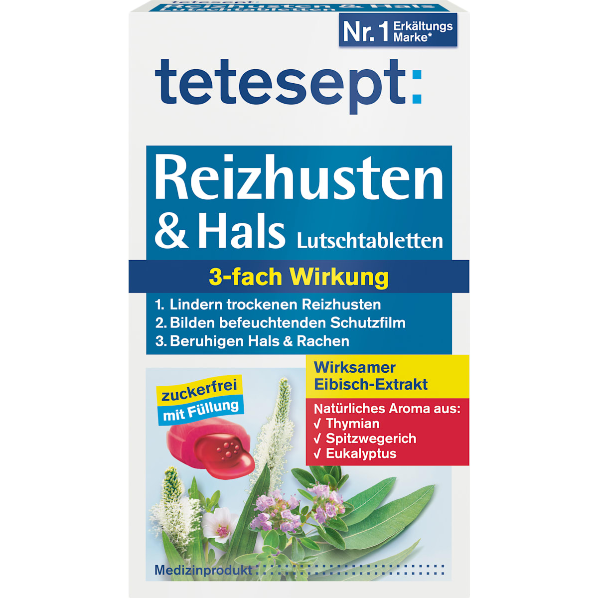 tetesept Reizhusten & Hals Zuigtabletten, 20 St
