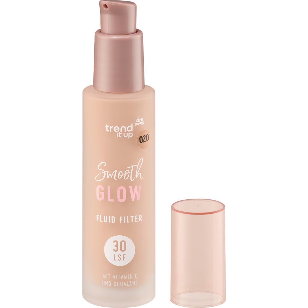 trend !t up Foundation Smooth Glow Fluid Filter SPF 30, 020 Warm Beige, 30 ml
